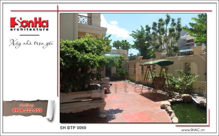 Biệt thự kiến trúc Pháp có thiết kế đẹp và rộng rãi – SH BTP 0069 4