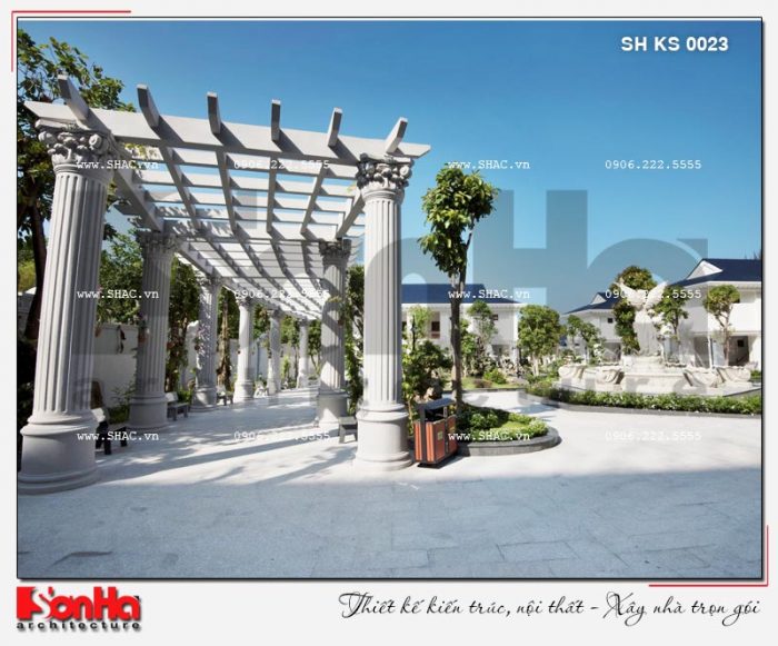 4 Mẫu thiết kế khuôn viên khu resort 5 sao tại phú quốc sh ks 0023