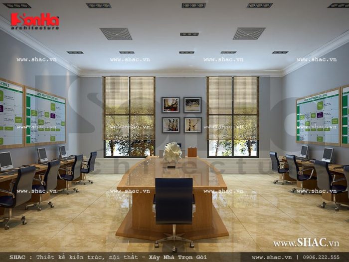 Thiết kế nội thất văn phòng khách sạn 5 sao tại Phú Quốc sh ks 0023