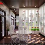 Bàn trà nhỏ của biệt thự tại tầng 1 sh btd 0036