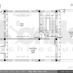 Bản vẽ mặt bằng công năng tầng 3 của biệt thự sh btp 0070
