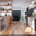 Bếp ăn ngay tầng 1 của nhà ống sh nod 0133