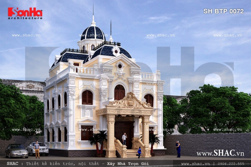 Biệt thự 3 tầng diện tích 120m2 sh btp 0072