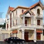 Biệt thự 3 tầng kiến trúc Pháp sh btp 0070