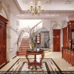 Khu sảnh chính của tầng 1 biệt thự sh btp 0072