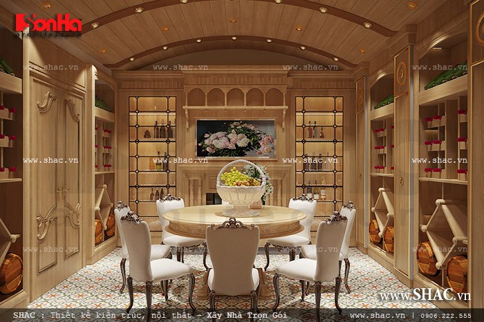 Mẫu phòng ăn riêng sang trọng Mẫu phòng ăn riêng sang trọng sh bck 0035