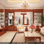 Nội thất phòng sinh hoạt chung mang phong cách pháp sh btp 0069
