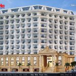 Phối cảnh mặt sau của khách sạn sh ks 0023