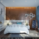 Phòng ngủ con trai được thiết kế đẹp sh btd 0036