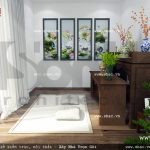 Phòng thờ đẹp và nhỏ sh btd 0036
