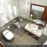 Phòng vệ sinh tiên nghi phòng ngủ đơn sh ks 0024