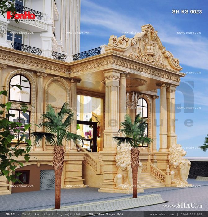 Sân sau của khách sạn 5 sao sh ks 0023