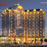 Khách sạn 5 sao ban đêm rực rỡ sh ks 0023