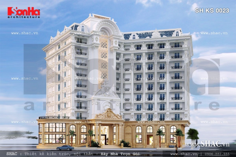 Thiết kế khách sạn 5 sao sang trọng sh ks 0023
