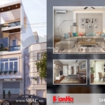 Thiết kế nhà phố hiện đại nội thất trẻ trung sh nod 0134