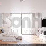 Thiết kế phòng ngủ hiện đại và thoáng đãng sh nod 0133