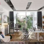 Văn phòng làm việc của nhân viên sh nod 0133