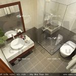 wc cho phòng ngủ đôi của khách sạn sh ks 0024