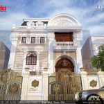Biệt thự 2 tầng kiến trúc pháp độc đáo sh btp 0076