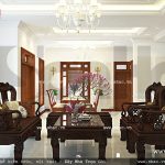 Bộ bàn ghế đồng kỵ sang trọng sh btp 0075