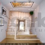 Cầu thang nhà ống hiện đại đẹp sh nod 0136