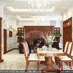 Không gian phòng ăn và phòng khách liền kề sh btp 0075