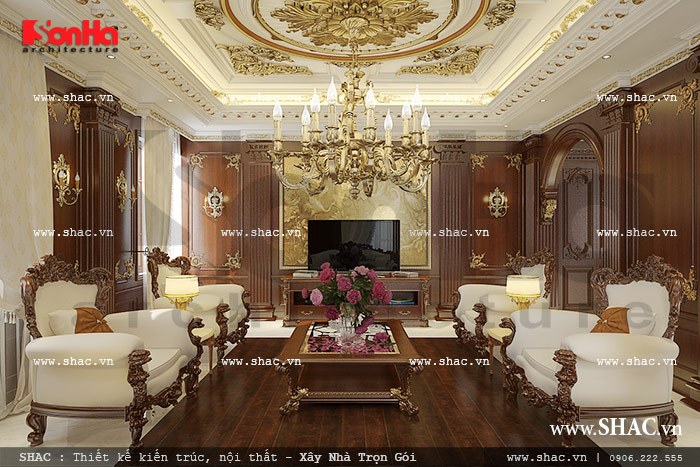 Không gian phòng khách sang trọng và đẳng cấp Không gian phòng khách sang trọng và đẳng cấp sh btp 0076