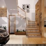 Khu vực cầu thang nhà ống đẹp sh nod 0136