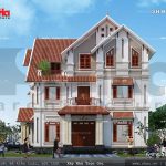Mặt tiền biệt thự kiểu pháp đẹp sh btp 0075