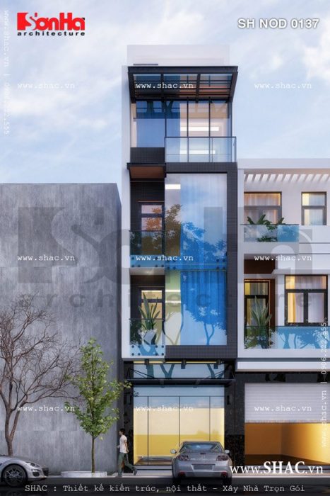 Mặt tiền hiện đại của căn hộ sh nod 0137