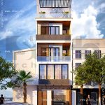 Mặt tiền nhà ống 5 tầng đẹp sh nod 0136