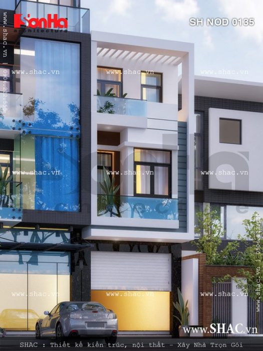 Nhà ống 3 tầng mặt tiền đẹp sh nod 0135