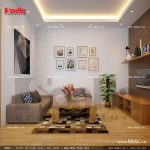 Phòng khách của căn hộ tầng 3 sh nod 0137