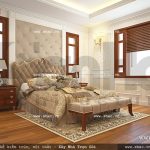 Phòng ngủ kiểu pháp lãng mạn sh btp 0075