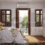 Phòng ngủ kiểu pháp cho nhà phố đẹp sh nop 0090