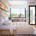 Phòng ngủ nhà ống đẹp và trẻ trung sh nod 0135