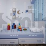 Phòng ngủ nhỏ cho con sh nod 0135