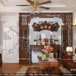 Phòng thờ đặt cạnh phòng khách sh nop 0090
