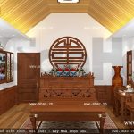 Phòng thờ sang trọng sh btp 0075