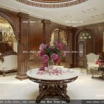 Sảnh thông tầng của biệt thự pháp sh btp 0076