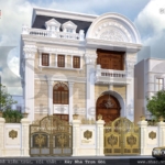 Biệt thự hai tầng kiểu pháp đẹp sh btp 0076