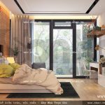 Thiết kế phòng ngủ đẹp cho chủ nhà tầng 5 sh nod 0137
