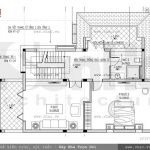 Bản vẽ mặt bằng công năng tầng 2 của biệt thự sh btd 0037