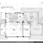 Bản vẽ mặt bằng công năng tầng 3 của biệt thự sh btd 0037