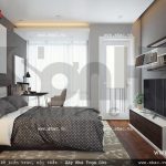 Không gian phòng ngủ thoáng đãng hiện đại sh nod 0138