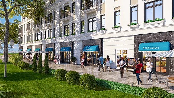 Kiến trúc bên ngoài vincom Kiến trúc bên ngoài vincom sh sr 0016