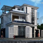 Kiến trúc biệt thự 3 tầng hiện đại sh btd 0037