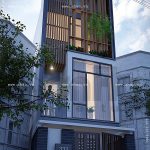 Mặt tiền nhà ống hiện đại tại sài gòn sh nod 0138