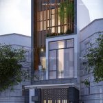 Nhà ống 3 tầng kiến trúc hiện đại sh nod 0138