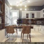 Nội thất bếp ăn hiện đại sang trọng sh nod 0138
